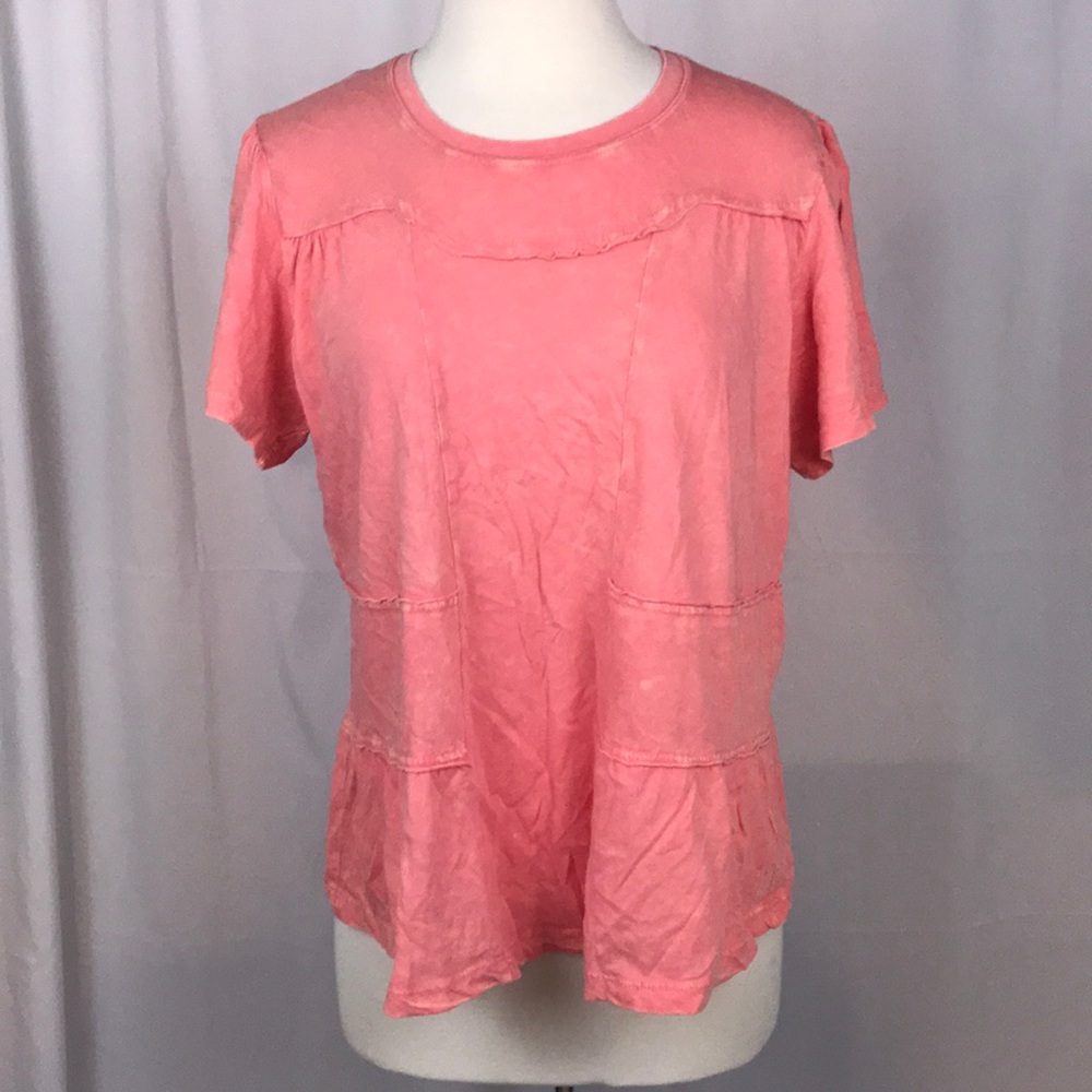 Anthropologie Deletta Coral Top